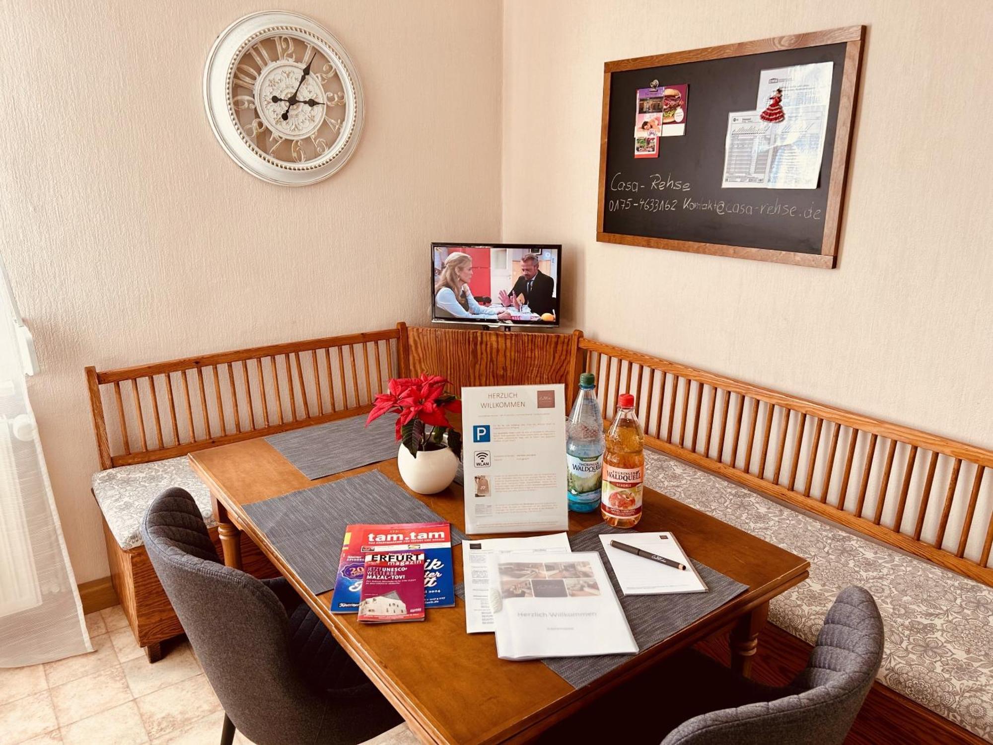 Casa Rehse I Stilvolles Apartment I 24H-Self-Check-In I Kostenlos Parken & Wlan I 55-Zoll-Smart&Kabel-Tv I Oepnv 에르푸르트 외부 사진