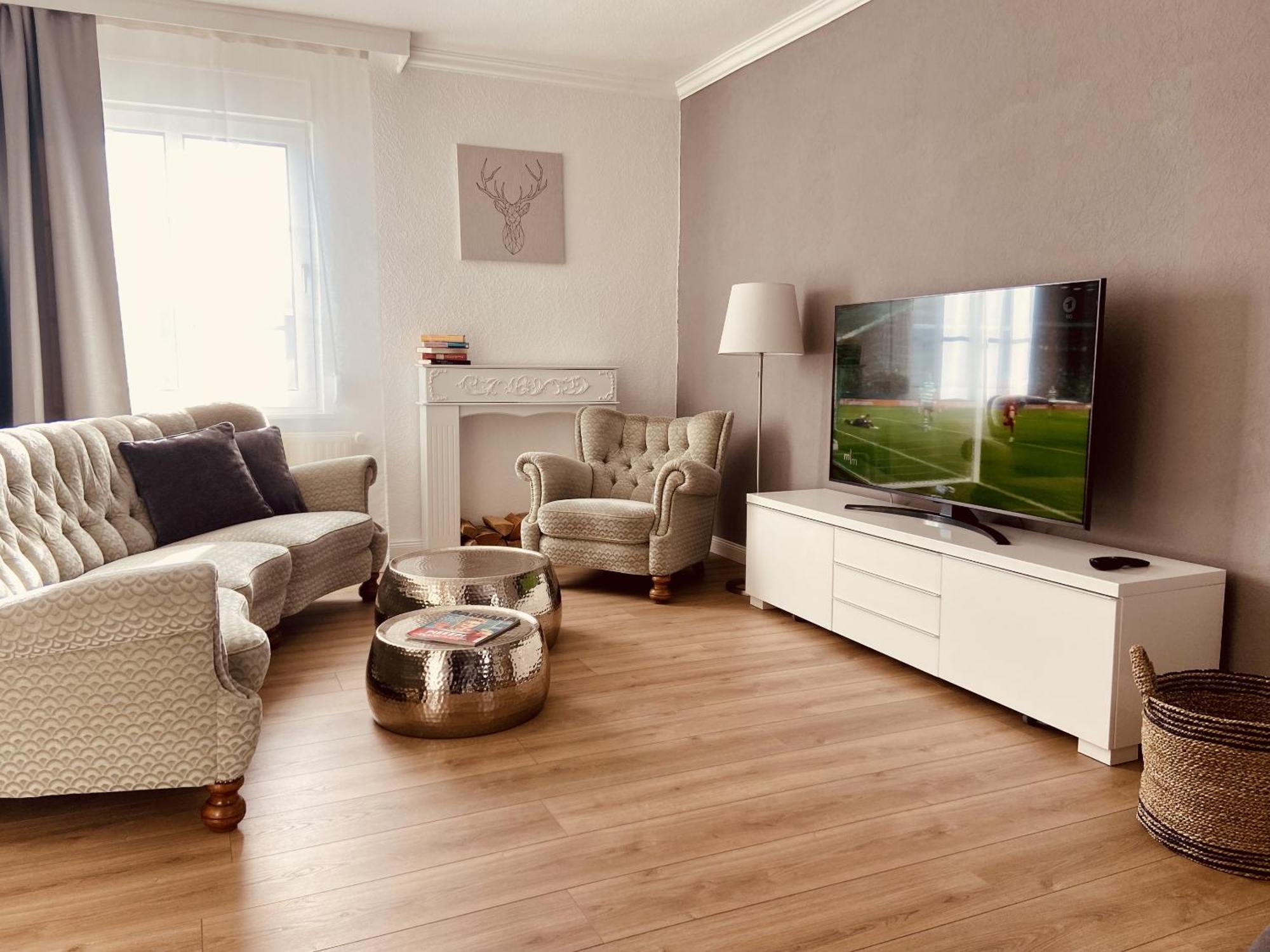 Casa Rehse I Stilvolles Apartment I 24H-Self-Check-In I Kostenlos Parken & Wlan I 55-Zoll-Smart&Kabel-Tv I Oepnv 에르푸르트 외부 사진